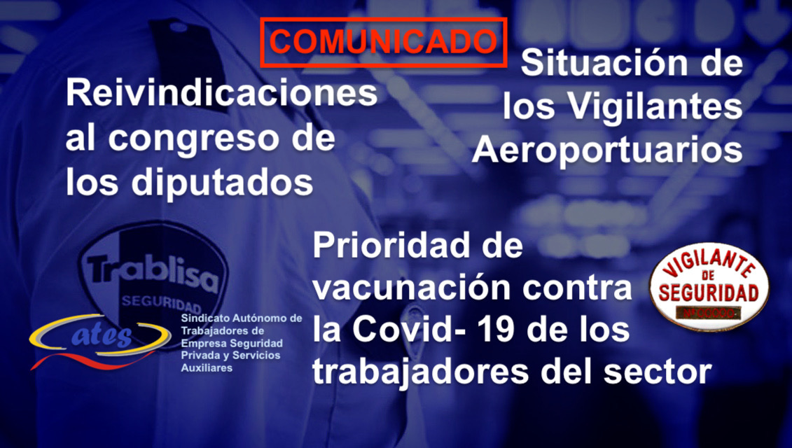 Reivindicaciones al congreso de los diputados por la situación de los Vigilantes de Seguridad