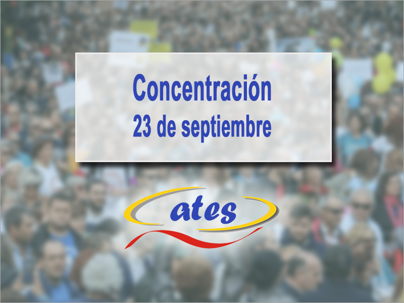 Concentración el día 23 de septiembre