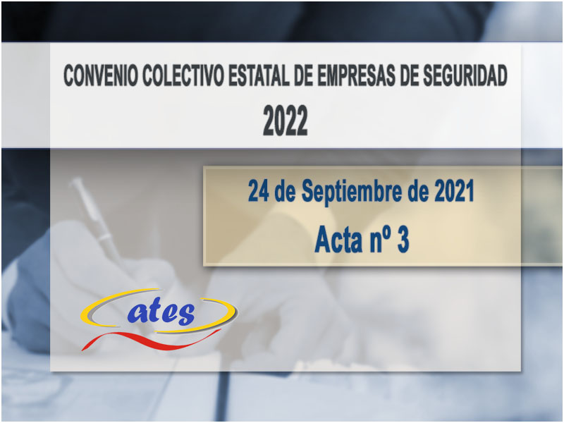 Convenio Colectivo 2022, acta N.º 3