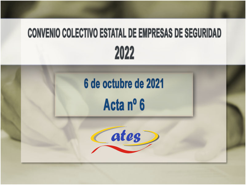 Convenio Colectivo 2022, acta N.º 6