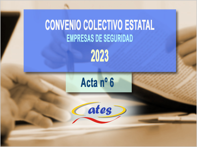 Convenio Colectivo 2023, acta nº 6