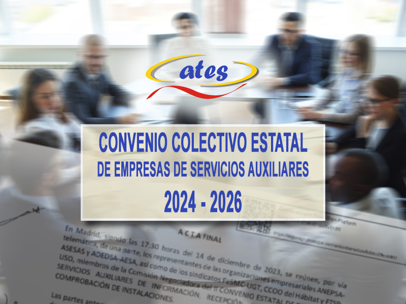 Convenio de Empresas de Servicios Auxiliares 2024-2026