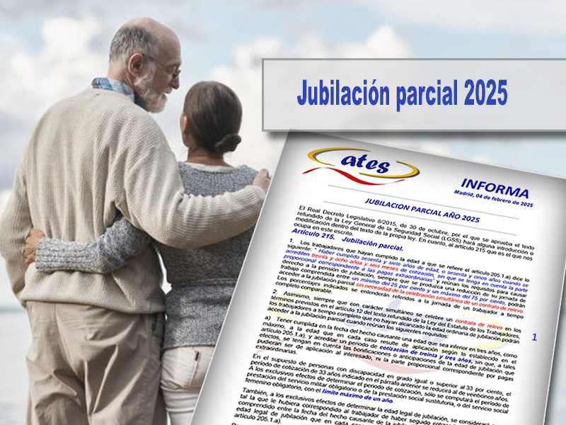 Jubilación parcial en 2025