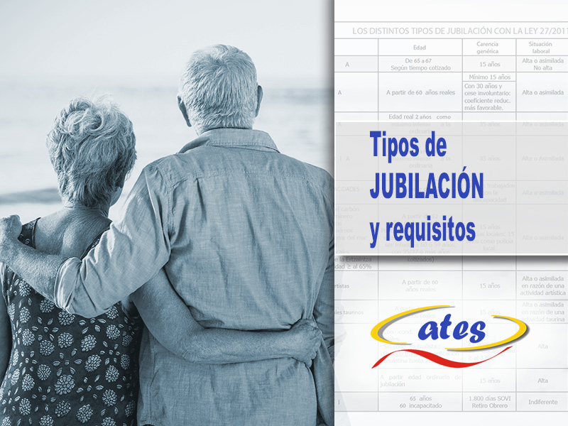 Tipos de jubilación y requisitos