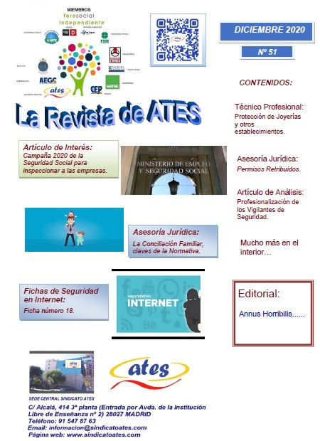 Revista Ates mes diciembre de 2020