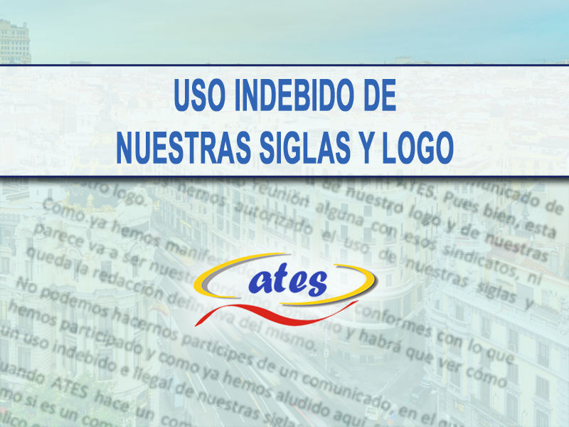 Uso indebido de nuestras siglas y logo