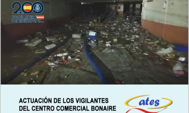 Actuación de los Vigilantes del Centro Comercial Bonaire de Valencia