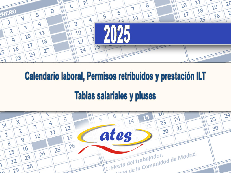 Calendario Laboral y Tablas Salariales 2025