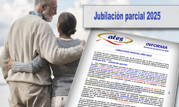 Jubilación parcial en 2025